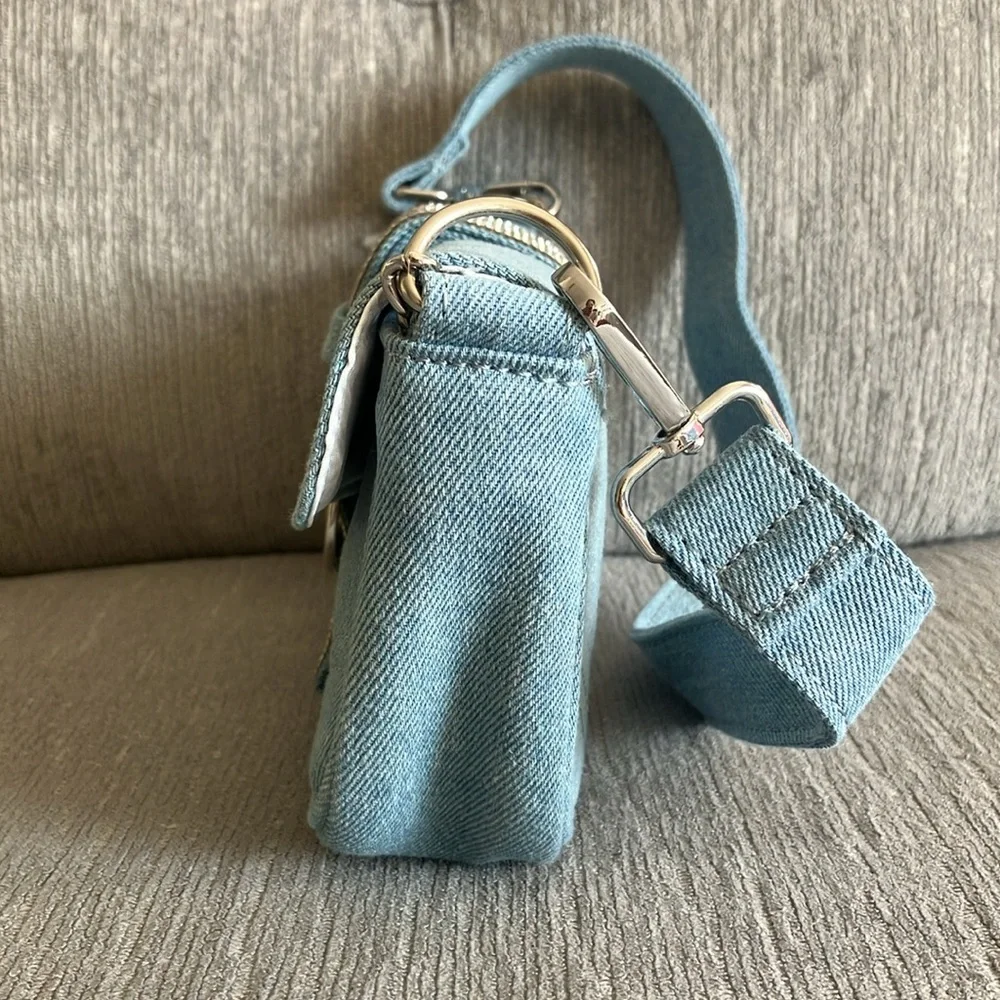 Claire’s Blue Denim Shoulder Bag - Picture 4 of 17